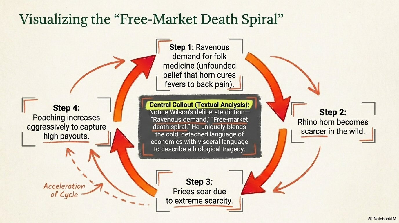 Diagram of free market death spiral